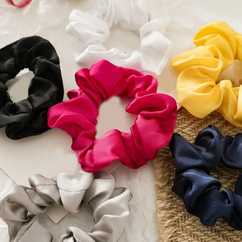 1 шт. женский однотонный отражающий светильник эластичные резинки для волос