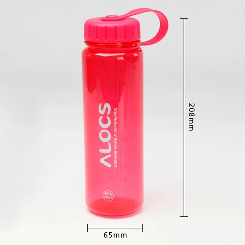 500 мл ALCOS портативная бутылка для воды Тритан пластиковая велосипедная чайник