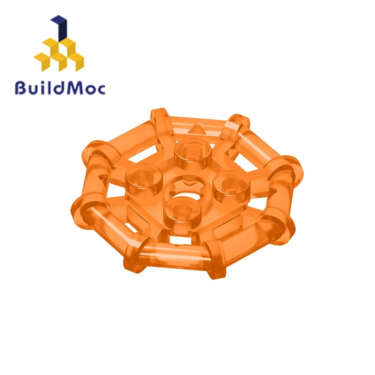 BuildMOC 75937 Модифицированная пластина 2x2 с рамкой восьмиугольный для строительных