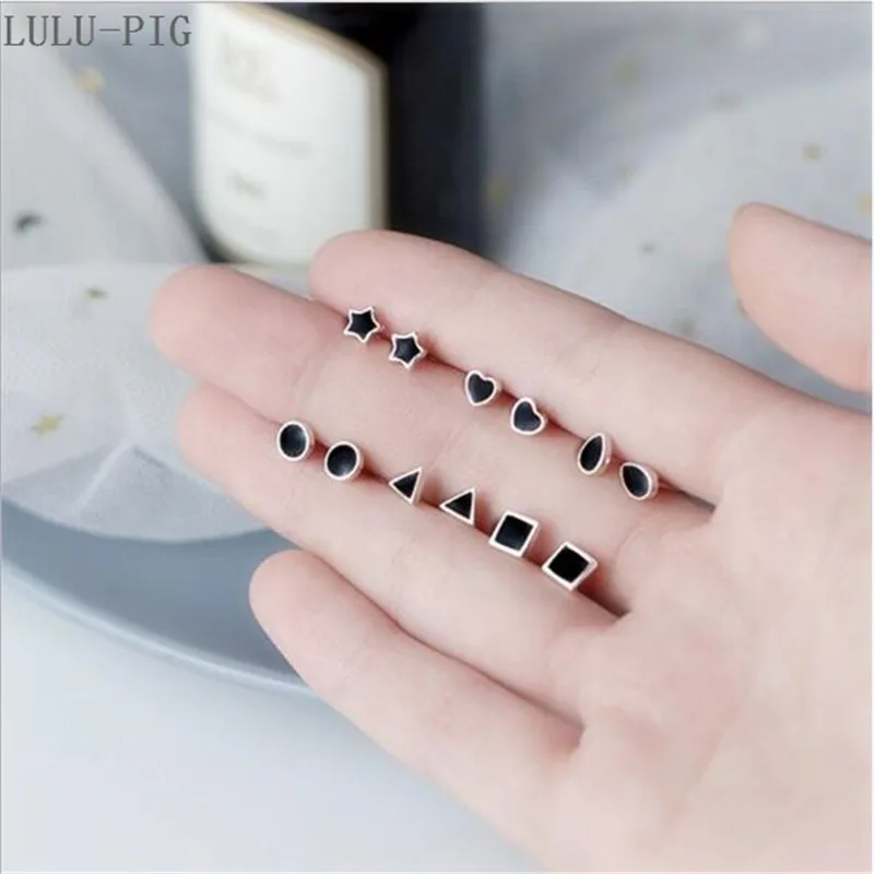 LULU-PIG Новый Серебряный rcolorkorea вариант красивой пятиконечной звезды треугольной