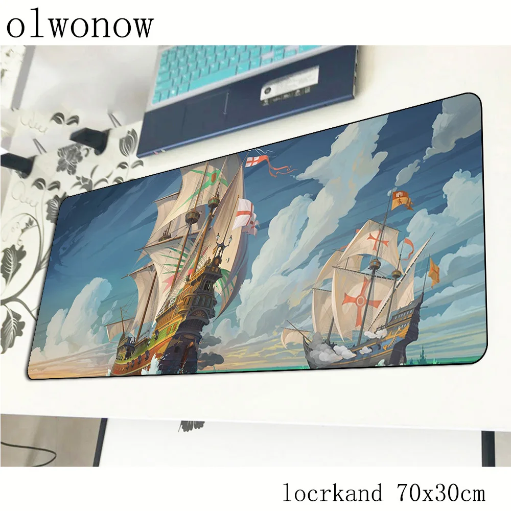 

Корабль Фэнтези коврик для мыши геймер Лидер продаж 900x400x3mm игровой коврик для мыши ноутбук с алюминиевым корпусом стол коврик дома padmouse игр...