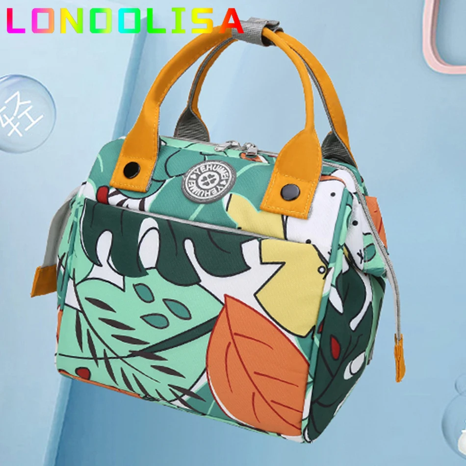 

Forest Series Fashion 3 In 1 Mother Makeup Large Capacity Toilet Bag Lunch Bag Lady Travel Storage Backpack Nylon Wash Handbag