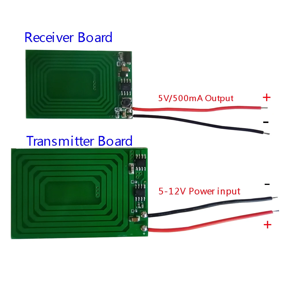1 пара 5V 12V Беспроводной зарядки Зарядное устройство Модуль Питание печатная