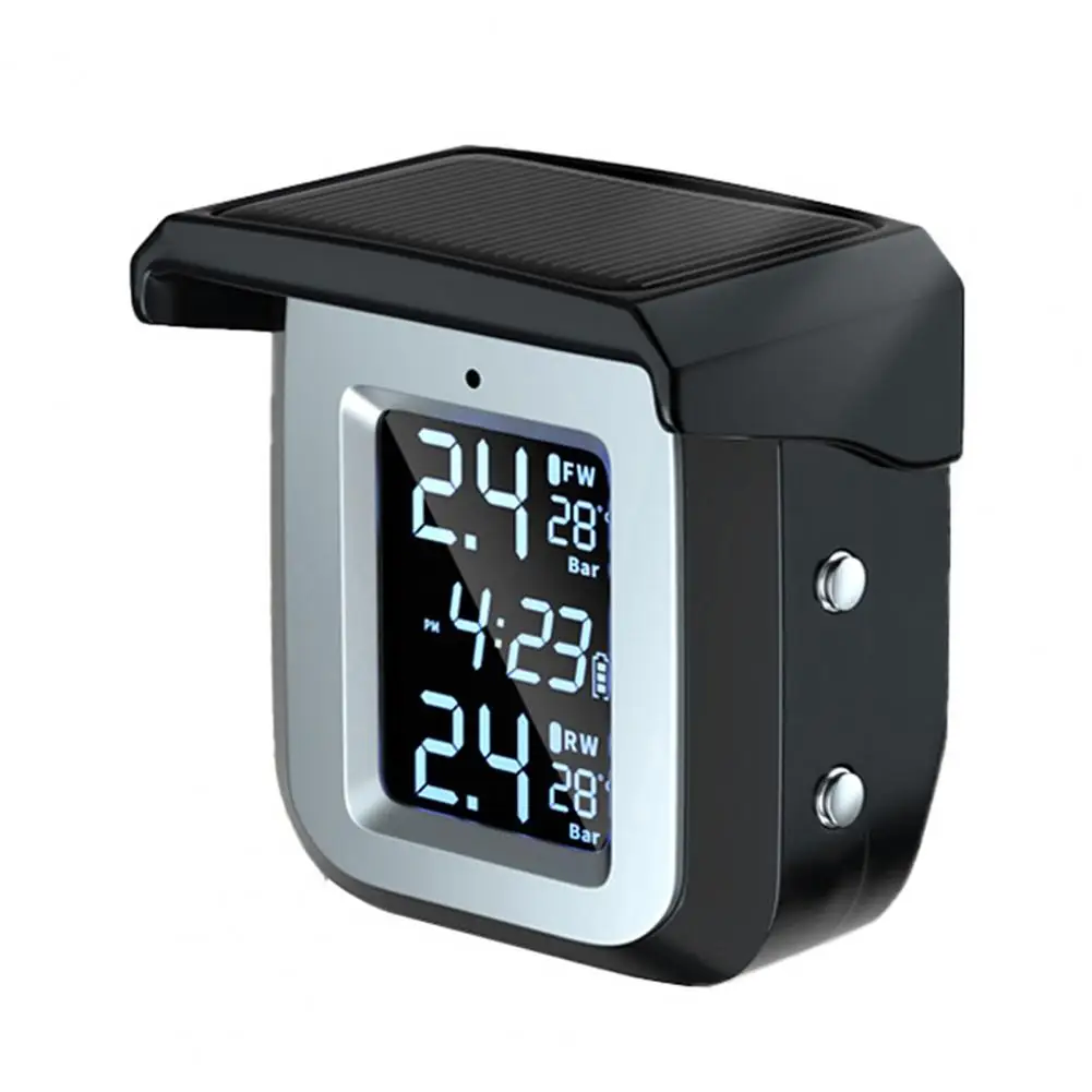 Монитор давления в шинах измеритель из алюминиевого сплава на солнечных