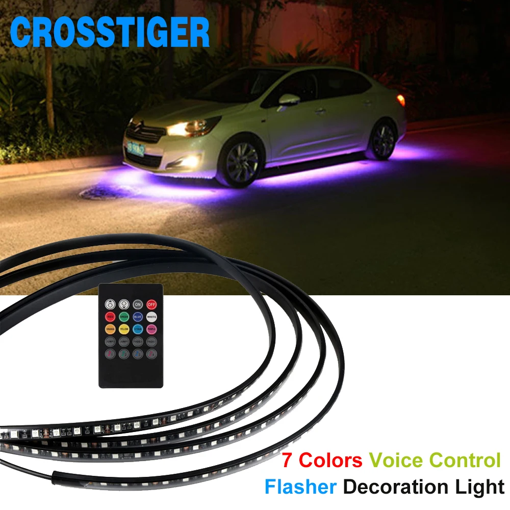 Автомобильный проблесковый светильник с голосовым управлением Светодиодная