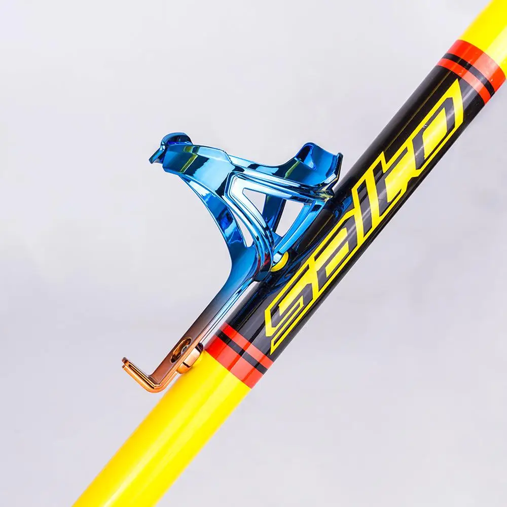 

Bike Bicycle Bottle Cage For Road Bike MTB Water Bottle Holder Electroplating Socket Holder With Screws Cycling Accessories Part