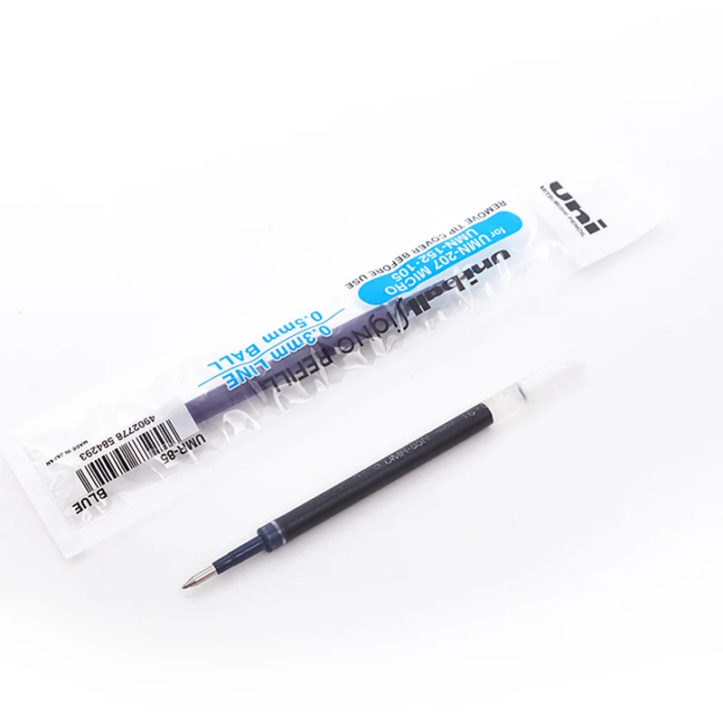 12 шт./лот UNI UMR-85 Сменные стержни для гелевых ручек 0 5 мм сменные Mitsubishi UMN-105 /