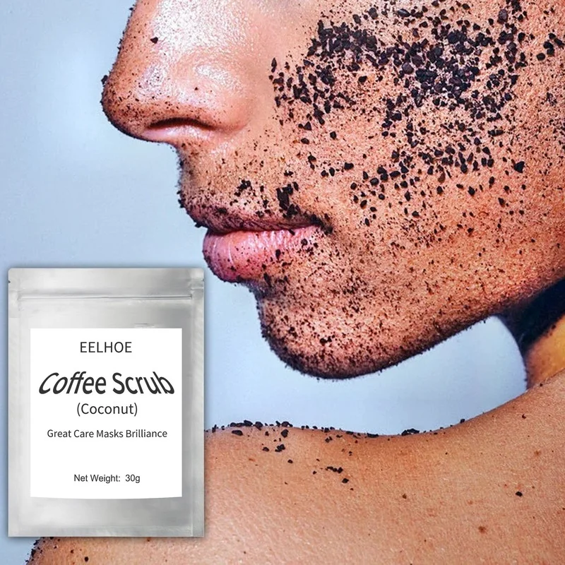 

Coffee Scrub Coconut Scent Facial Exfoliation Cleansing Skin Whitening Moisturizing Anti-cellulite Brightening Body Care 30g