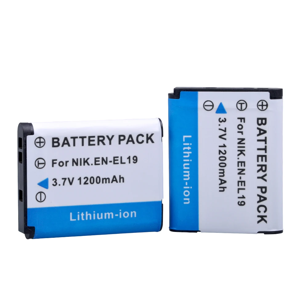 Аккумулятор PowerTrust 3 7 В 1200 мАч для Nikon Coolpix W150 S32 S100 S2800 S3200 S3300 S3500 S3600 S4100 S4200|Цифровые