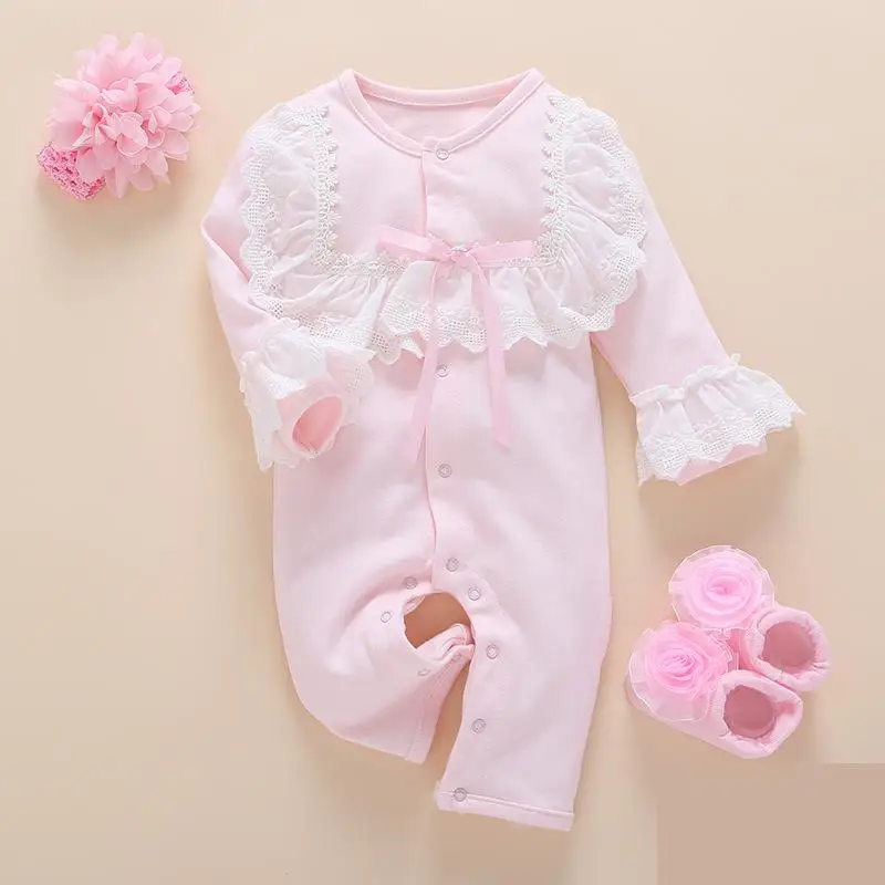 

Newborn Rompers Baby Costume Cotton Girl Outfits Long Sleeve Girl Clothing Infant Jumpsuit 2020spring Autumn Girls Clothes Full