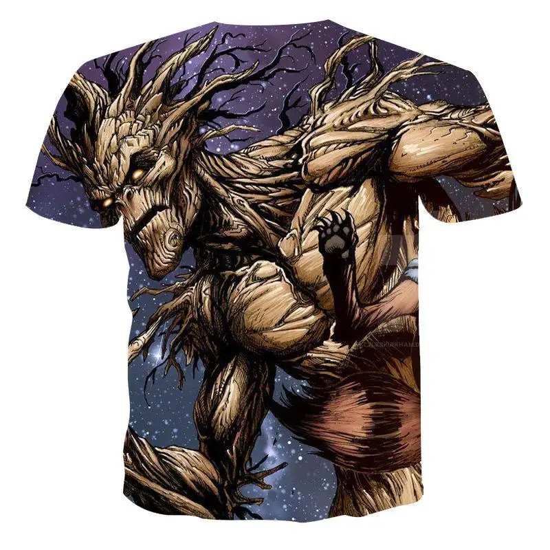 

2020 New 3d T -Shirt Animation Leisure Summer Cool T -Shirt 3d Printing 3d Printing Quick Drying XXS-6XL