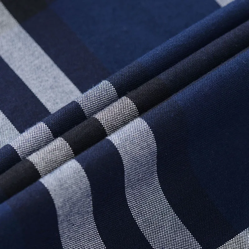 США Мужская хлопковая рубашка в клетку с длинным рукавом | одежда