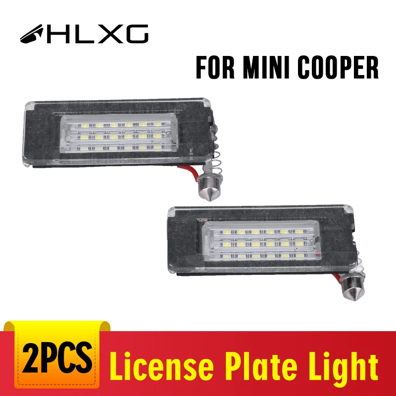 1 пара Водонепроницаемый номерной знак свет для MINI Cooper R56 R57 R58 R59 автомобильный