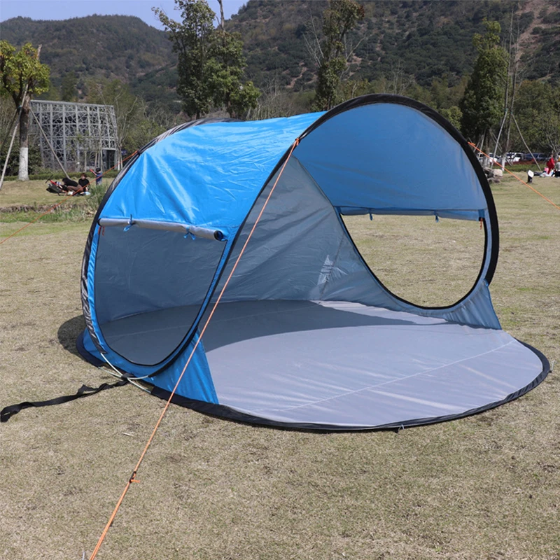 

5-6 People Pop Up Beach Tent,Sun Shelter Automatic Anti-Uv Shade Waterproof Large Instant Tent Outdoor Camping Tent For Families