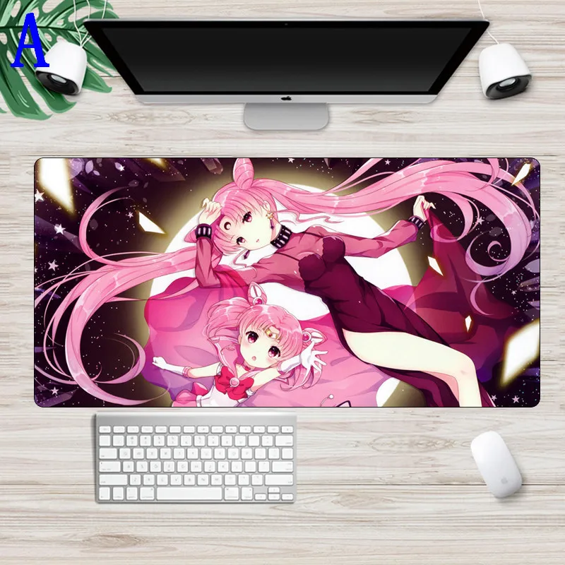 Аниме Сексуальная девушка Сейлор Мун коврик для мыши большой XL 60x30cmGaming
