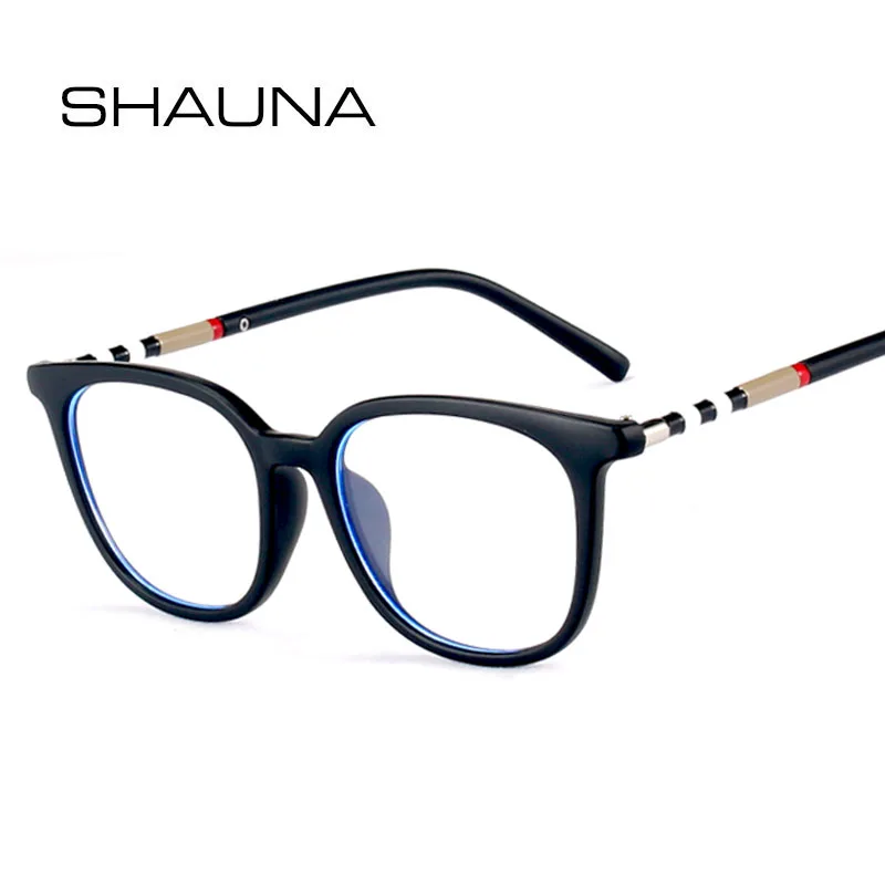 Женские и мужские Оптические очки SHAUNA компьютерные в оправе кошачий глаз из TR90 с