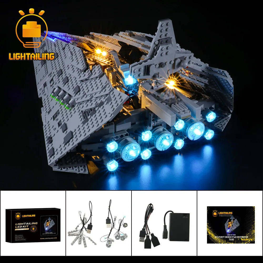 Светильник больного светодиодный светильник комплект для 75190 с изображением из