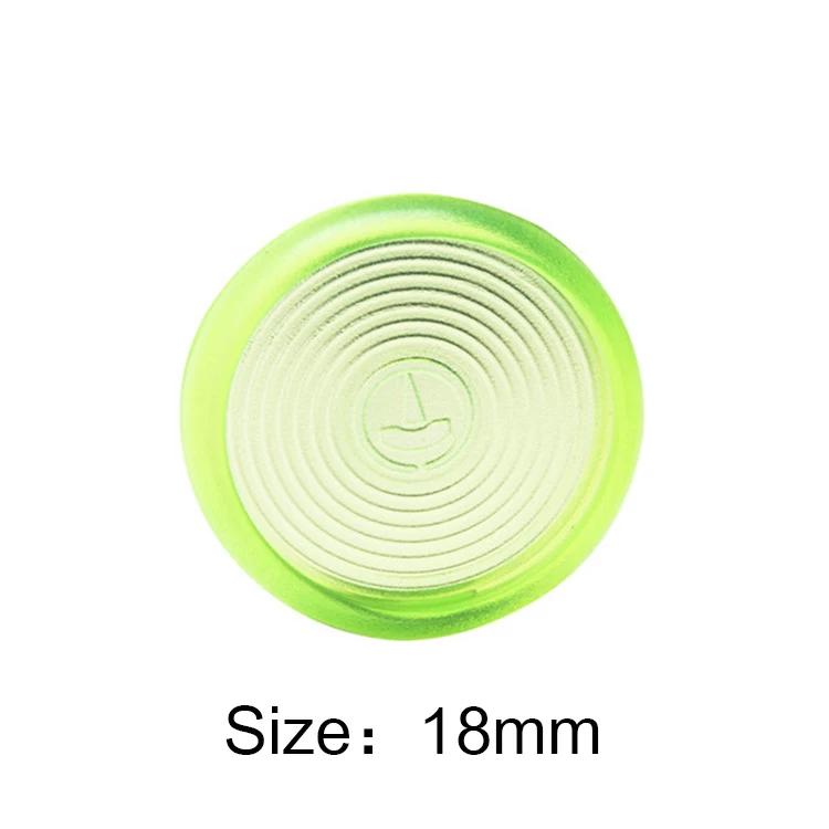 18mm Green 10 шт. 18/24/28 мм Цветной закругленная обвязка диск DIY записная книжка свободное раздвижное кольцо дуги книга Пряжка обруч кольцо для переплета канцелярские принадлежности - Цвет: 18mm Green