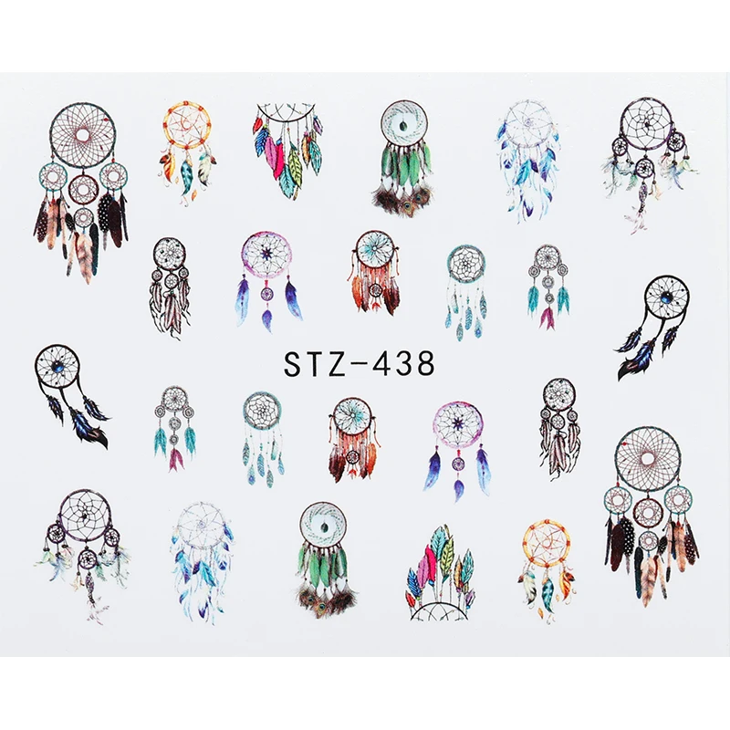 1 лист наклейки для ногтей Бабочка Лето Красочные переводные УФ гель лак DIY