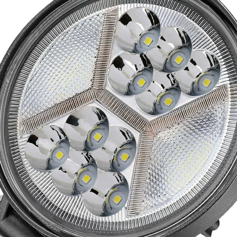 2x5 дюймовый 400 Вт круглый светодиодный фонарь DRL противотуманный свет s точечный