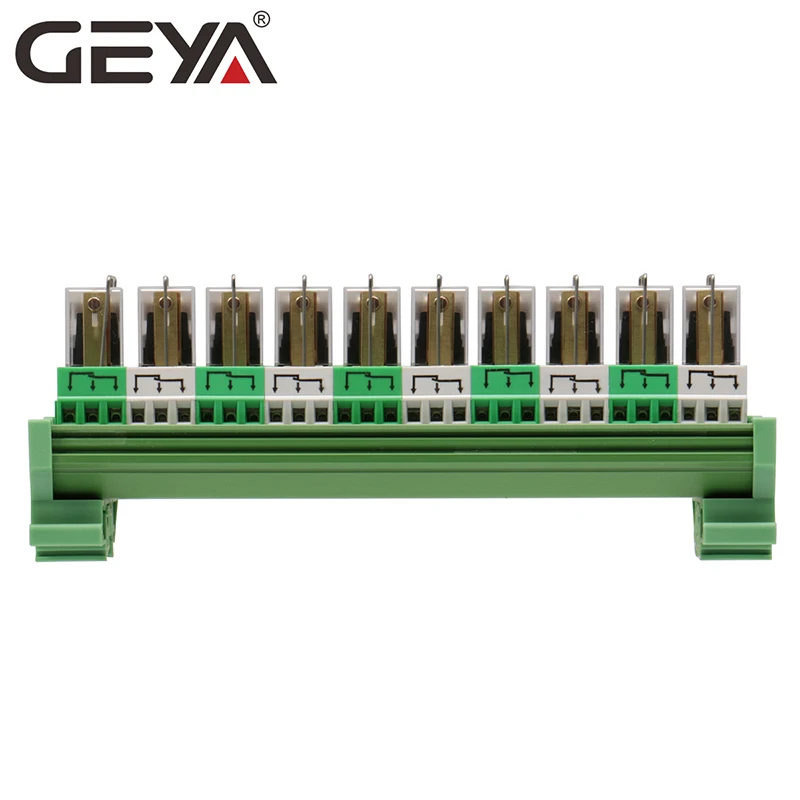 Релейный модуль GEYA NG2R Omron 10 каналов 12 В постоянного тока 24 для защиты PLC реле с