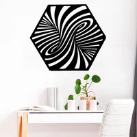 Magical Pattern Wall Stickers Geometric Curve Wall Decals Vinyl Self-adhesive Teen Room Living Room Home Furnishing Decor Z368