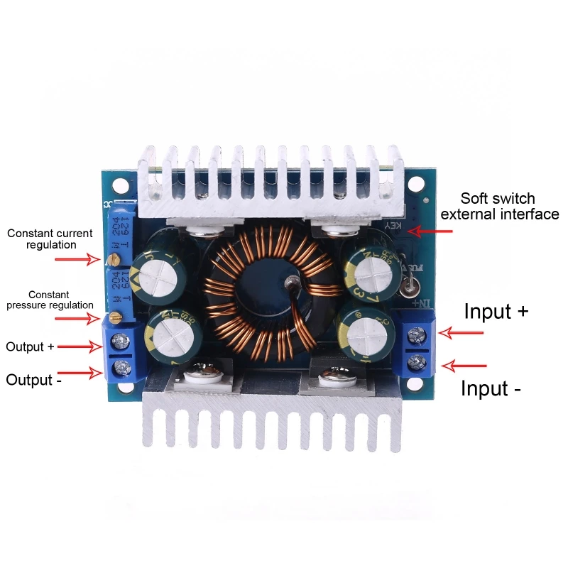 

DC-DC8A Synchronous Rectification Automatic Step-up/Step-down Constant Voltage Constant Current Adjustable Power Module