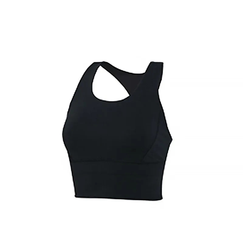 bra black Спортивный бюстгальтер с подкладкой, леггинсы с высокой талией, комплект для йоги, 2 пары, идеально впитывающие пот штаны, спортивный костюм для фитнеса, женская одежда - Цвет: bra black