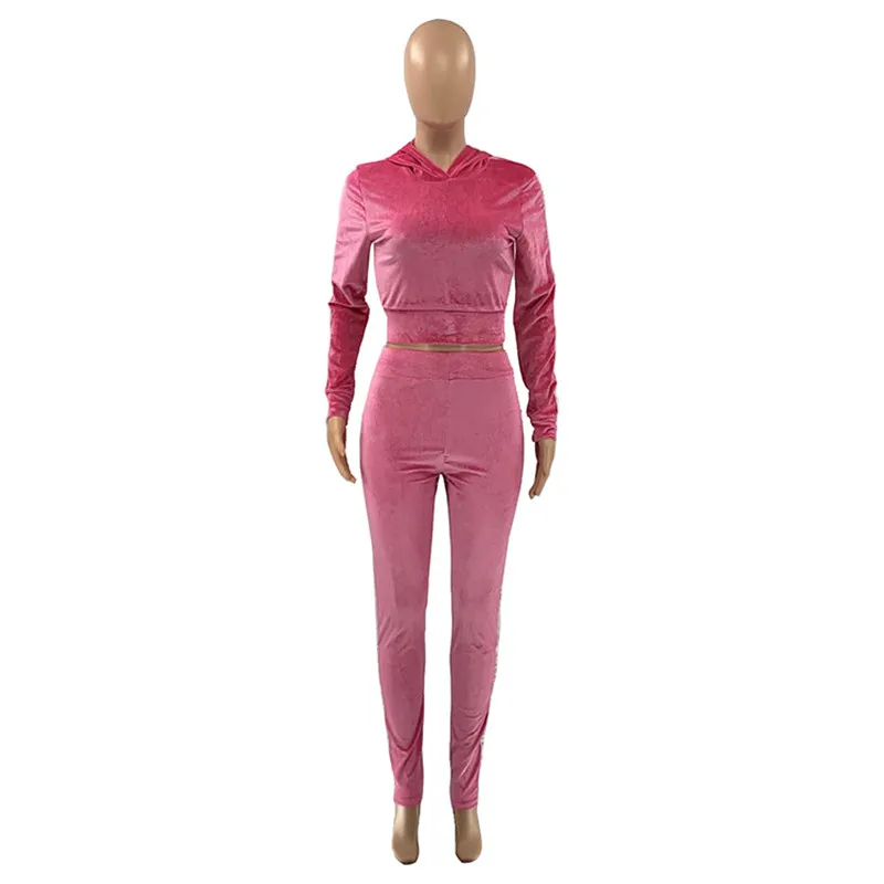 

Clothes for Women 2020 Fall Fashion 2 Piece Sets Outfits Club Short Top Sexy Sport Style Leisure Clothing Wholesale Dropshipping