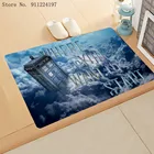 Коврик для входной двери, коврик для Доктора Кто, домашний нескользящий напольный коврик, 3D научно-фантастический напольный коврик для телевизора, моющийся напольный коврик для спальни и ванной