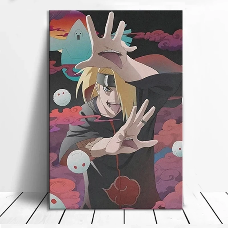 Картина на холсте Deidara Akatsuki настенное украшение для спальни кабинета дома