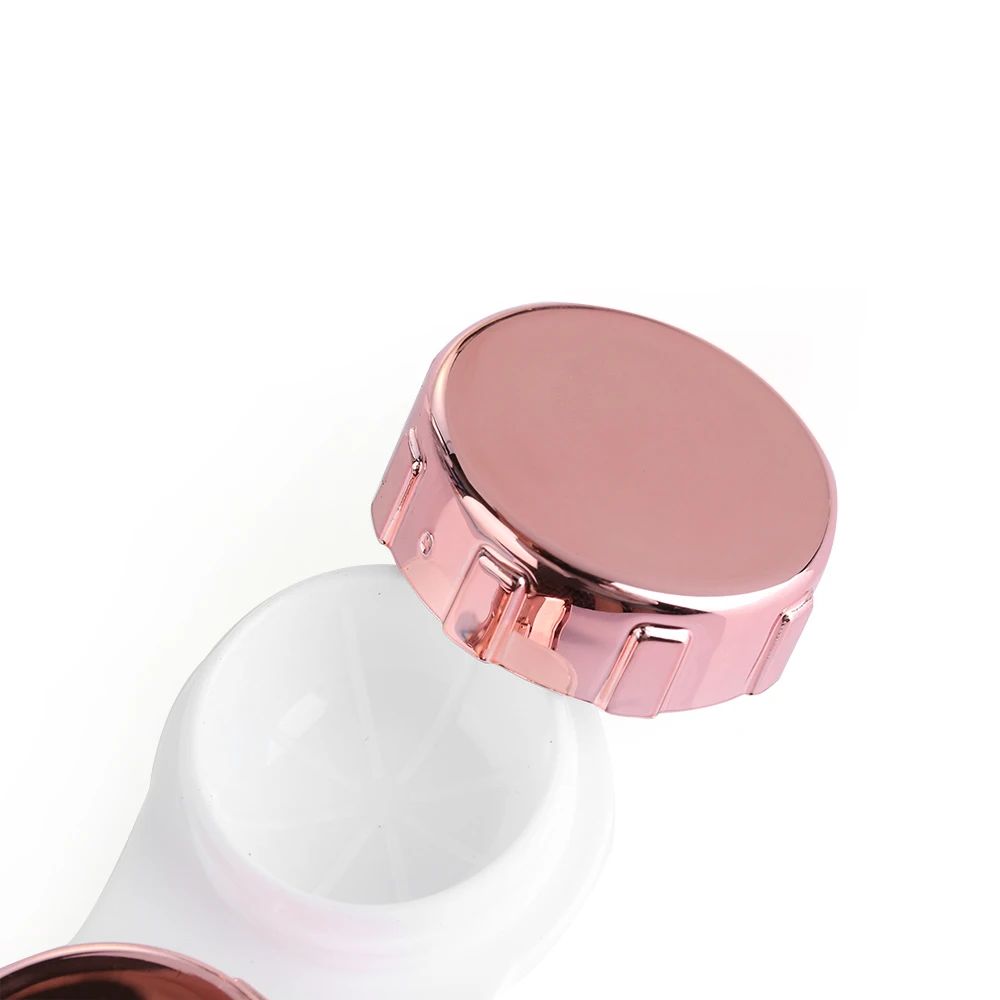 Цветной чехол для контактных линз с зеркалом Женский футляр контейнер дорожный