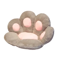 cartoon bear paw half surrounded cushion lazy one piece sofa office seat with student cushion cat claw cushion