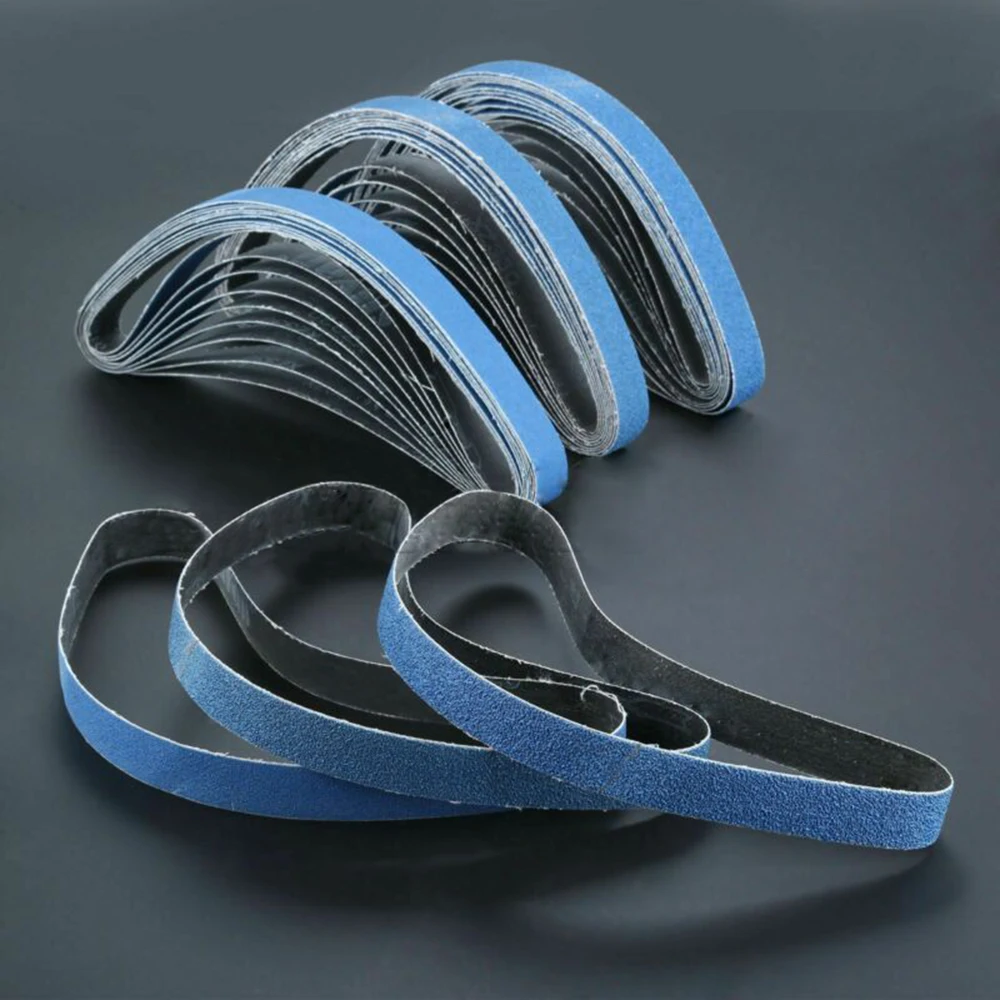 

15 PCS 30*1in 60-120Grit Sanding Belt Abrasive Grinding Polishing Metal Wood Craft Sanding Belts 762*25mm