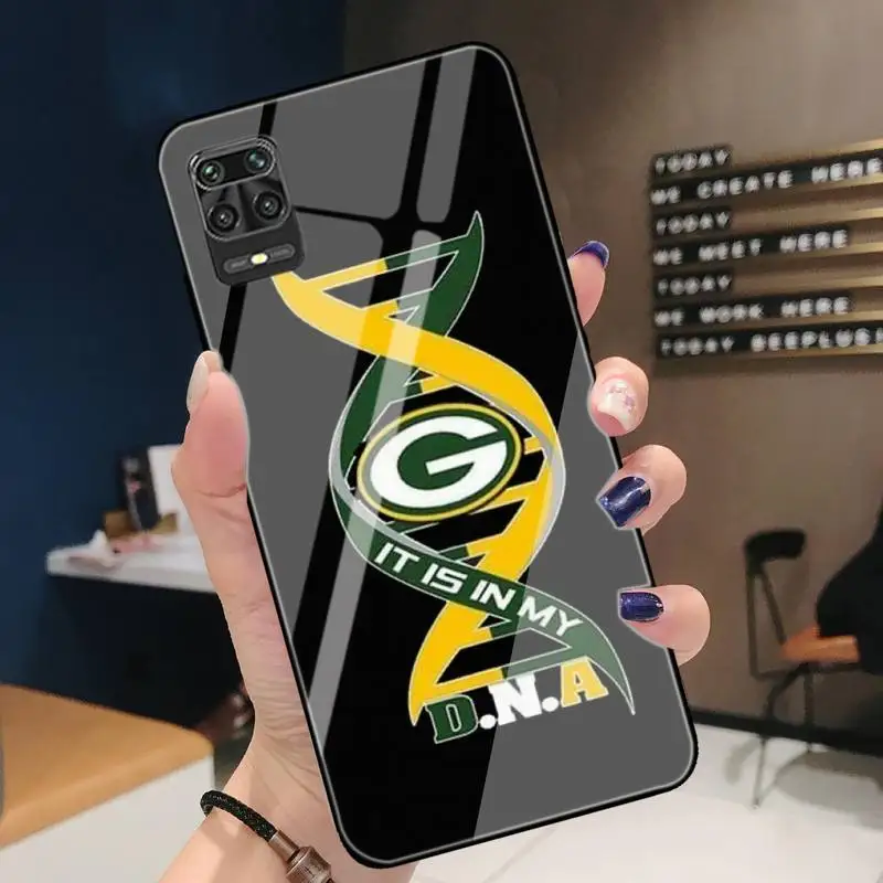 

Green Bay Packers Phone Case For Redmi4X 5 Plus 6 A Note 4 5 6 Pro 7 Xiaomi6 8 SE MIX2 S Note3 Tempered Glass