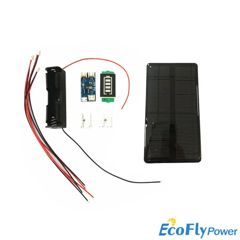 

Mini 6V 210MA 1.25W Monocrystalline Silicon Solar Panel with solar charger CN3065 Cell Phone Charging