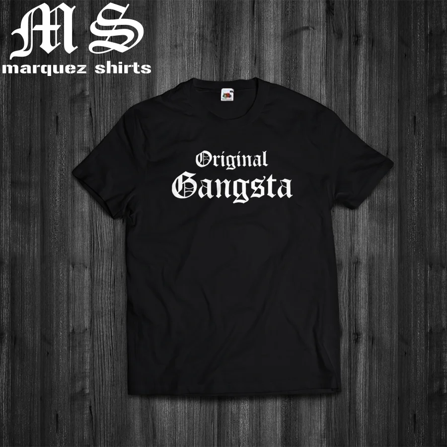 2019 летняя стильная футболка Og Оригинал гангста старый энлиг шрифт куш хип хоп Рэп