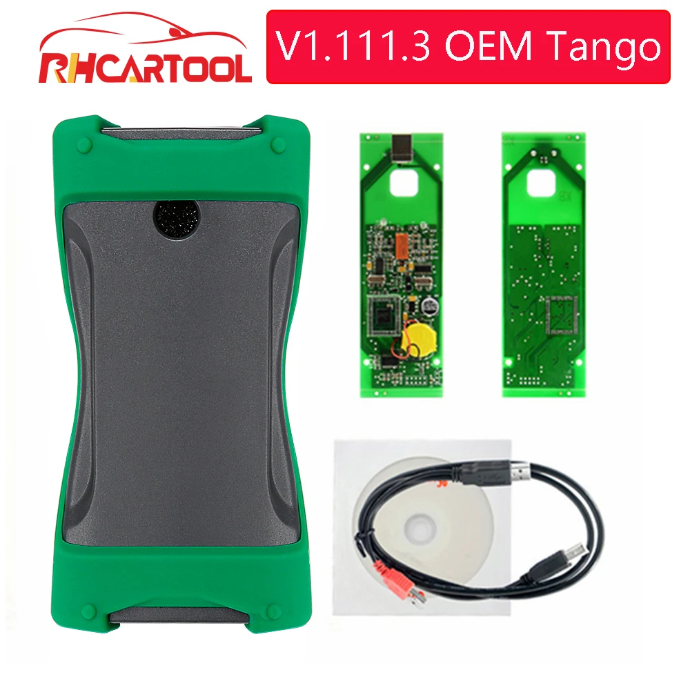 OBD2 TANGO OEM оранжевый 5 OBD II ключ программист полная версия V1.111.3 авто ключ транспондер Танго OBDII пульт дистанционного управления копировальный сканер