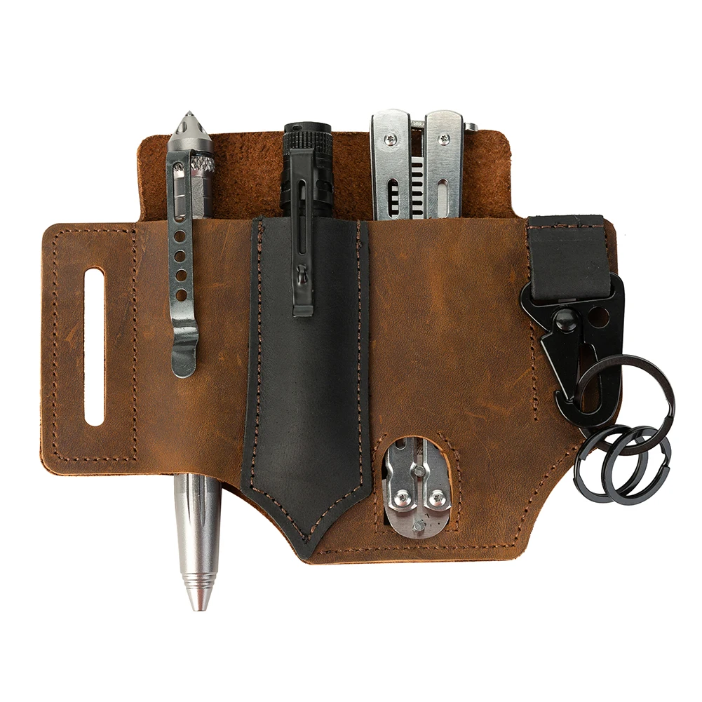 Кожаная оболочка для Leatherman многофункциональная EDC карманный органайзер с