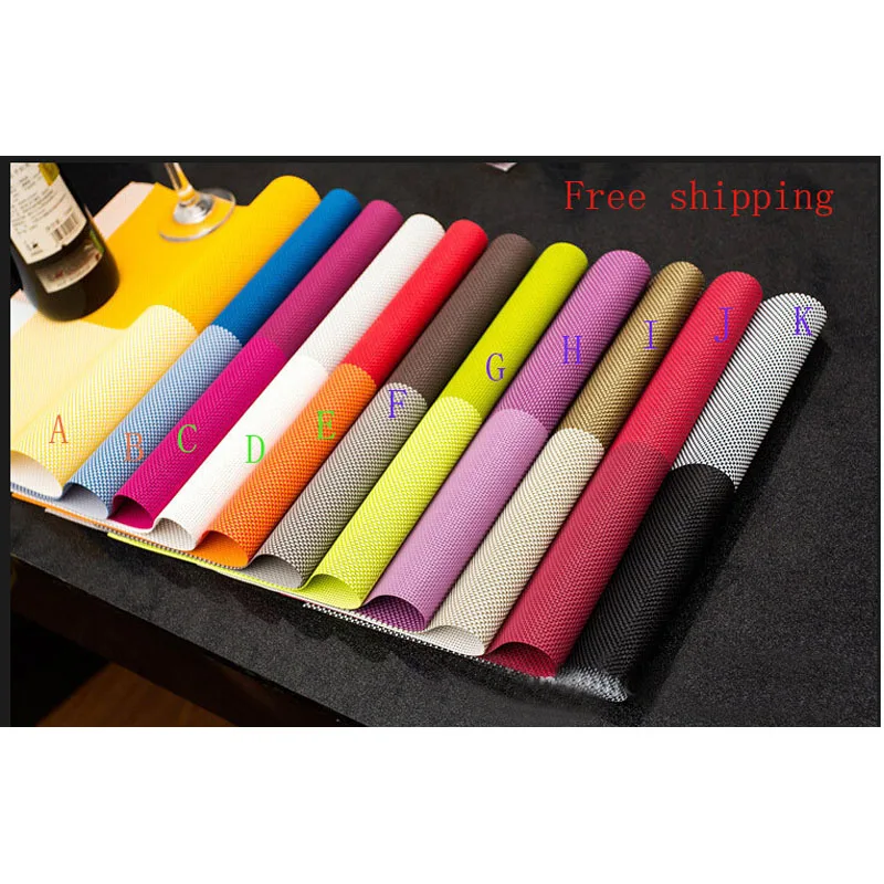 Бесплатная доставка подставка под тарелку коврик для обеденного стола из ПВХ