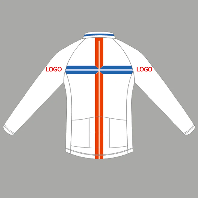 Демисезонная трикотажная кофта с длинным рукавом для езды на велосипеде по
