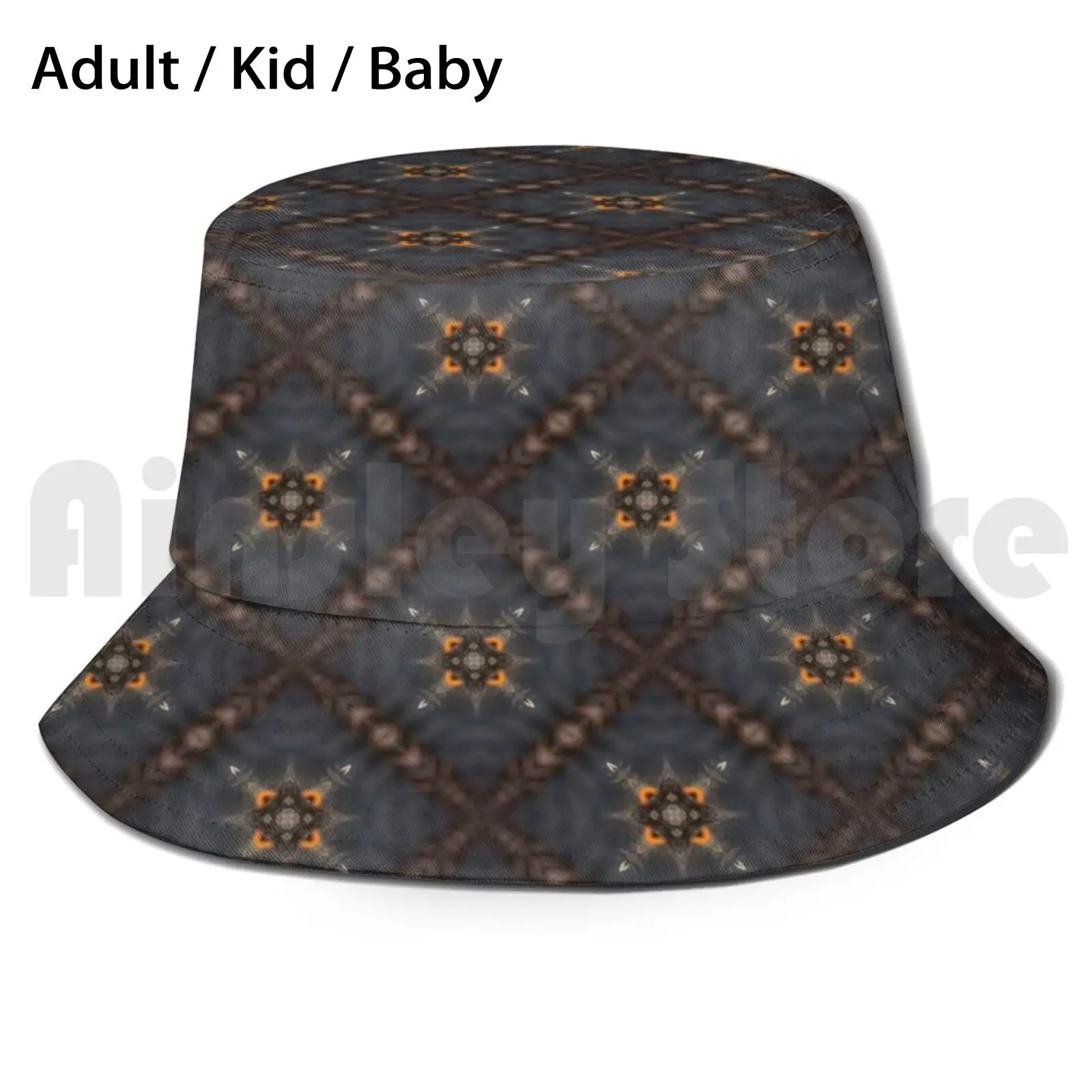 

Pattern #45 Sun Hat Foldable UV Protection Modern Soft Pattern Abstract Geometric Shape Elements Shapes Classy Grey