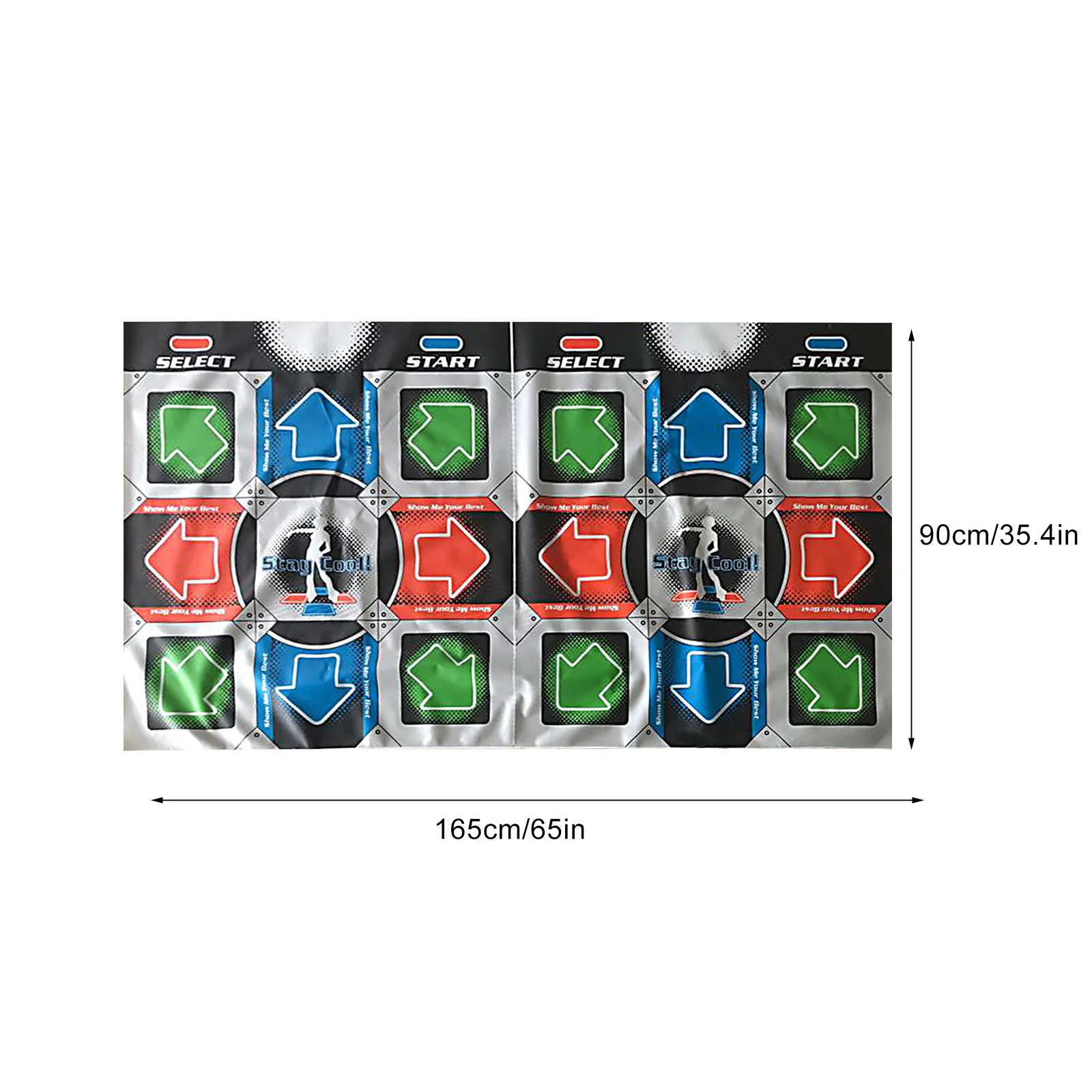 

Double User Dance Mats Non-slip Dancers Step Pads Sense Game Yoga Game Blanket Maquina De Bailar Mquina Danante Tanzmaschine