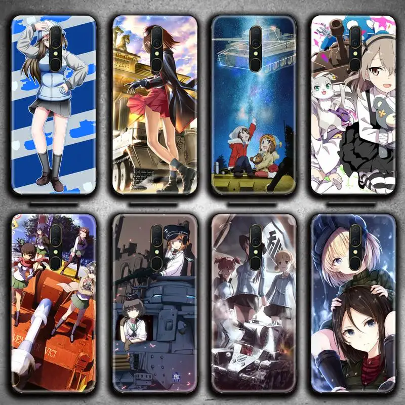 Аниме Girls Und PANZER чехол для телефона Oppo A5 A9 2020 Reno2 z Renoace 3pro A73S A71 F11 | Мобильные