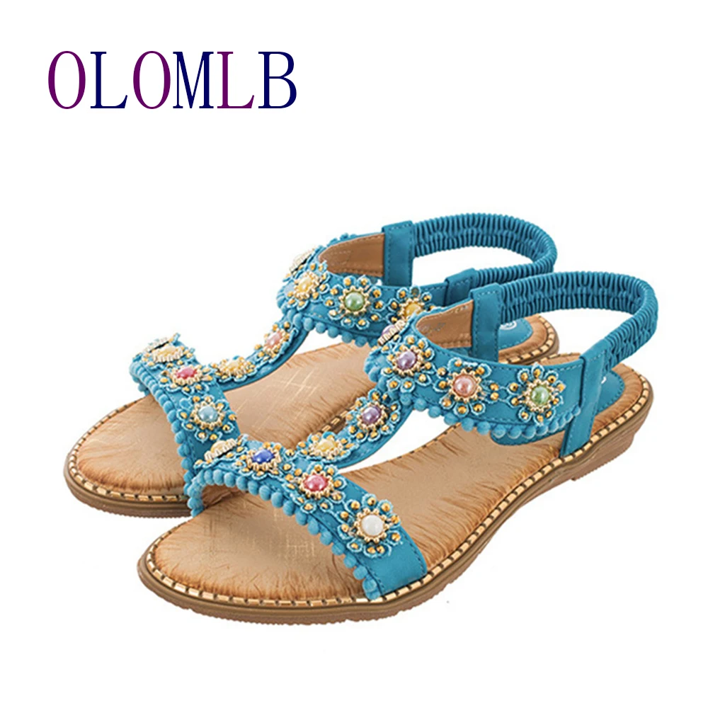 Женские сандалии коллекция 2020 года женские летние новые модные с цветочным
