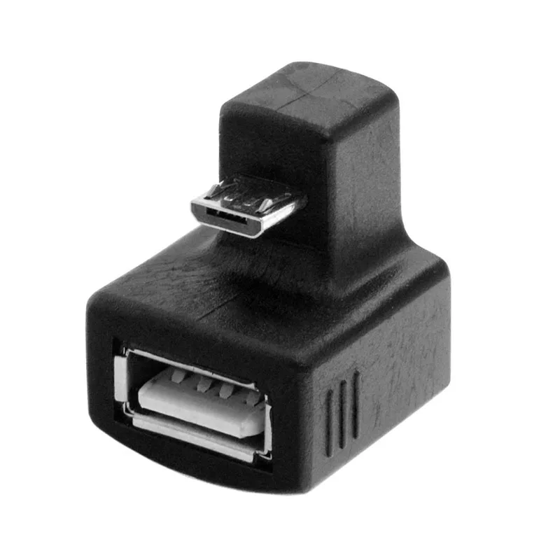 180 градусов вверх и вниз правый угловой 5 Pin Micro USB OTG к гнездовой Удлинительный