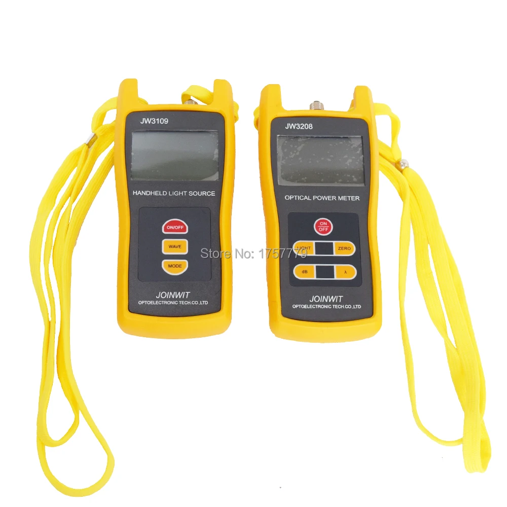 Ручной Высокоточный оптический измеритель мощности JW3208A + источник светильник