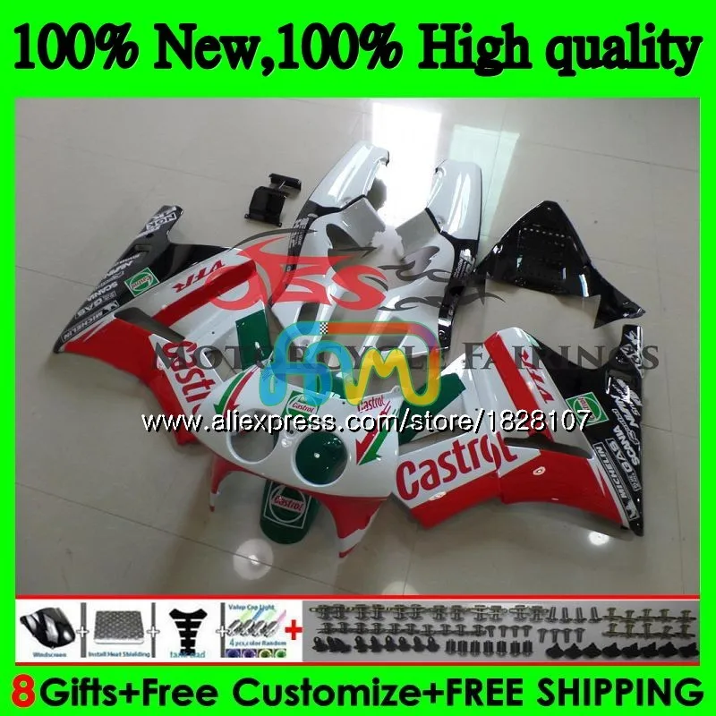 RVF400R для HONDA VFR400 Castrol green R NC24 V4 VFR400R 87 88 89 90 87BS.43 RVF VFR 400 NC30 400R 1987 1988 1989 1990