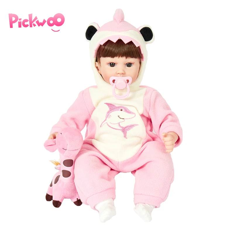 Милая кукла младенец принцесса Pickwoo из мягкой виниловой ткани с интеллектуальным
