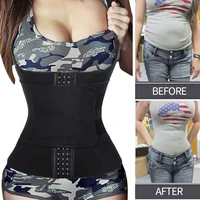gurdle for woman body shaper spandex waist trainer corset sweat sauna vest for women weight loss with velcro hooks shpewear